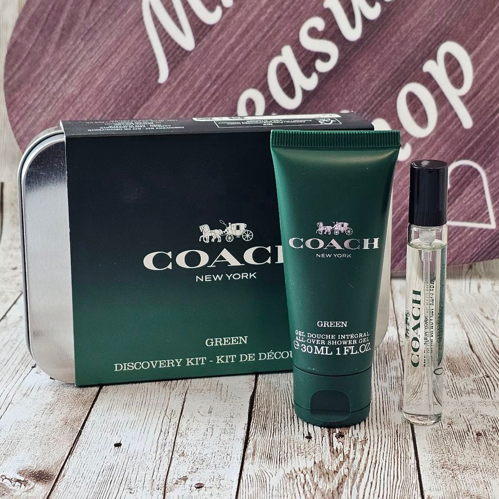 Coach Men's Green Mini Gift Set